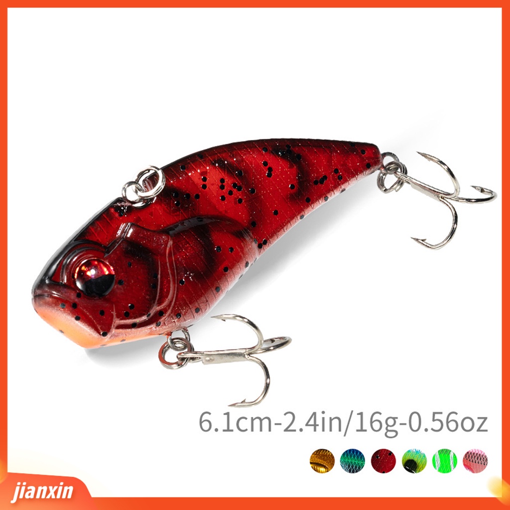 (In Stock) 16g 61mm Umpan Pancing Far Throw Desain Ramping Kait Ganda Umpan Spinner Tenggelam Buatan Untuk Area Angling