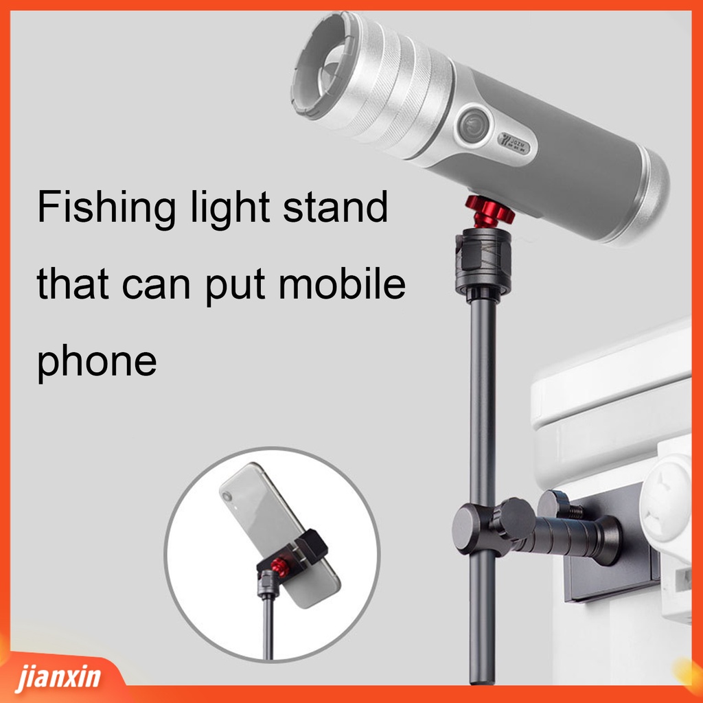 (In Stock) Universal Retractable Night Fishing Light Stand Lamp Holder Braket Ponsel