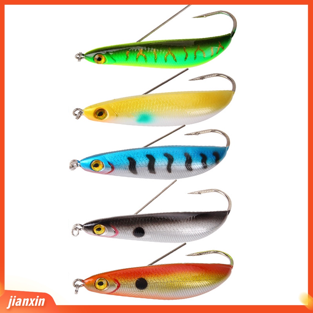 (In Stock) 8.5cm 19.9g Umpan Pancing Simulasi Manusia Hidup Logam Pra-Rigged Tenggelam Lure Untuk Air Asin Air Tawar