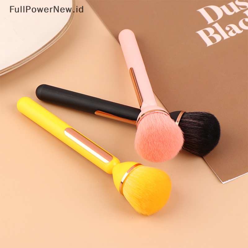 Power 1PC Super Besar Mineral Powders Brush Makeup Lembut Berbulu Foundation Brush ID