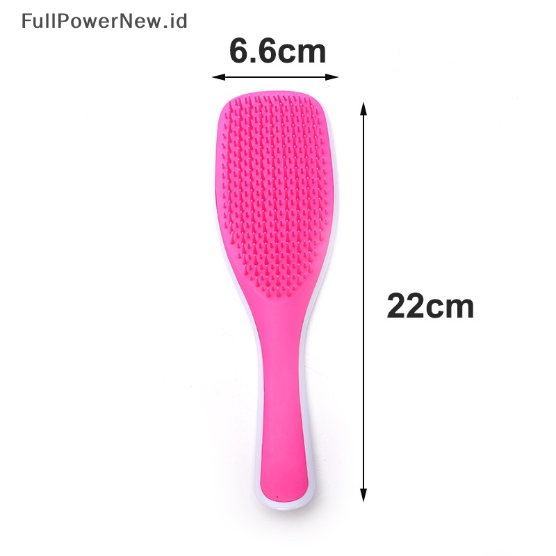 Power Sikat Rambut Kusut Teezer Catokan Sisir Rambut Styling Rambut Pijat Anti-Statis ID