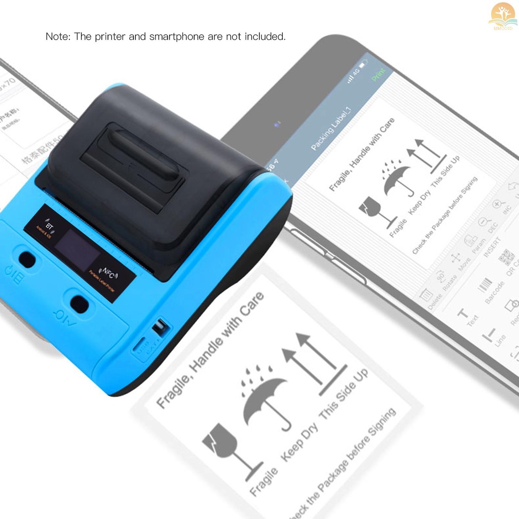 In Stock Thermal Printing Label Kertas Perekat Diri Label Printer Stiker Printable Paper Roll Tahan Air Minyak Tahan Sobek Untuk Makanan Harga Komoditi Barcode Wadah Mark f