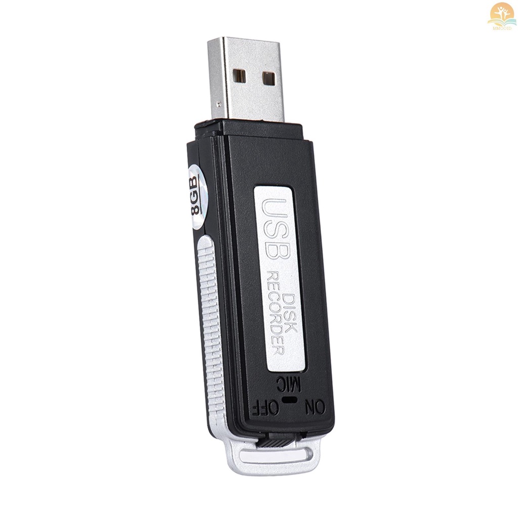 In Stock Perekam Suara Audio Disk USB Portabel 8GB