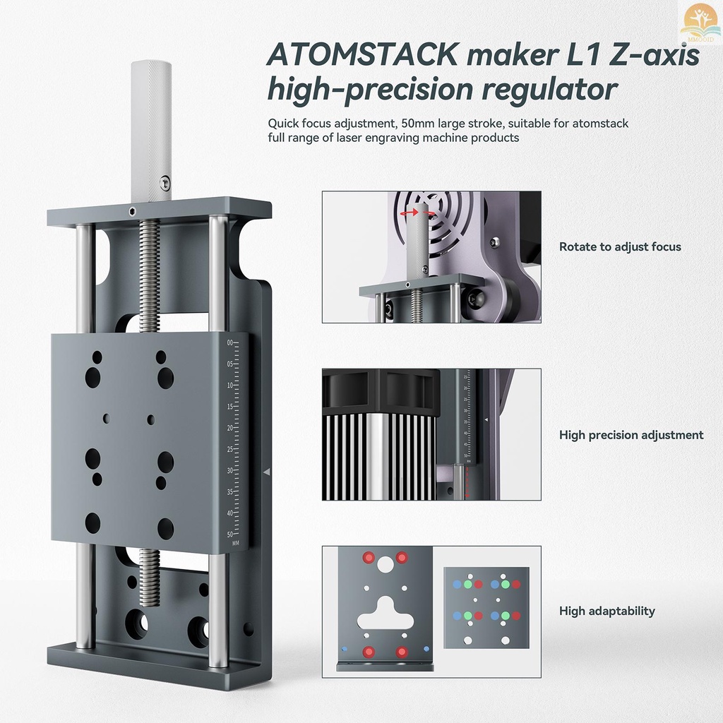 In Stock Atomstack maker L1 Z Axis Screw Slider Untuk Alat Angkat Kepala Laser Yang Kompatibel Dengan Semua Atomstack Laser Engraver X30 /X20 /X7 /S30 /A5/S10 Laser Add-on Parts Aksesori