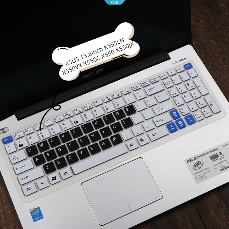 Cover Keyboard ASUS 15.6inch Komputer Untuk K555LN X550VX X550C X550 X550JX Film Keyboard Lembut Dan Nyaman TPU Film Bening Pelindung Silikon [ZK].