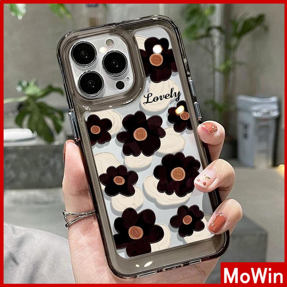 Case iPhone 14 Pro Max iPhone Case Space Hard Acrylic Phone Case Tombol Berlapis Shockproof Dark Red Flower Kompatibel dengan iPhone 13 Pro Max 12 Pro Max 11 Xr 6Plus 7Plus 8Plus