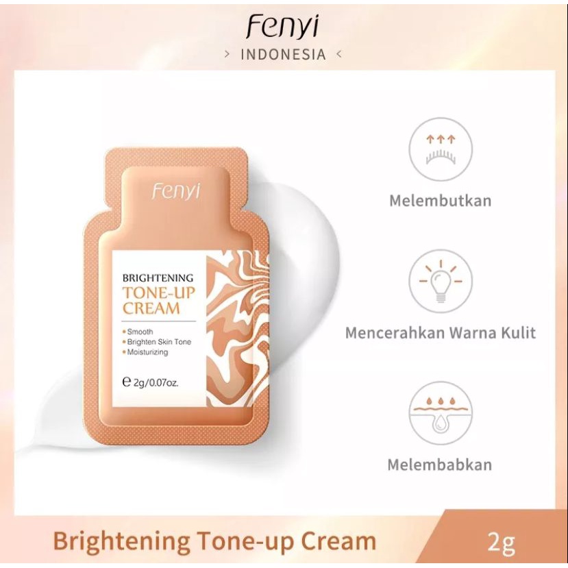 Fenyi Brightening Tone UP Cream Waterproof Tahan Air Make Up Primer Moisturizer 2g