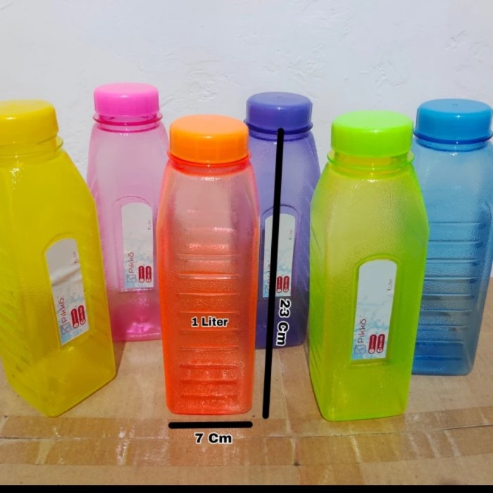BOTOL AIR MINUM 1 LITER PIKKO PELANGI BMK01 GROSIR MURAH
