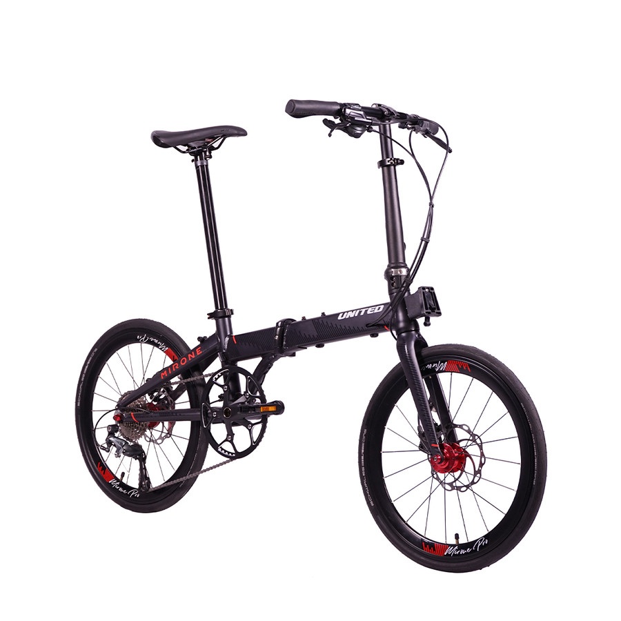 Sepeda Lipat United 20 inc Full Alloy Mirone Pro Rem Oli 10Speed Shimano Tiagra Crank Hollowtech 53T