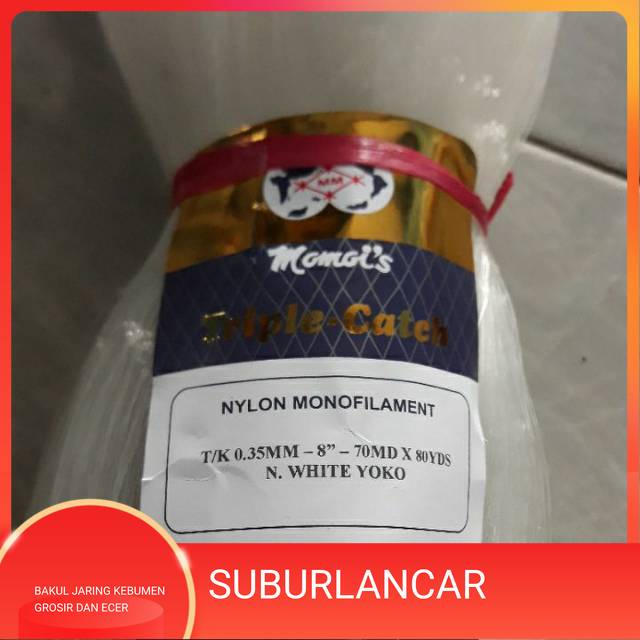 jaring ikan  TUNA 8 inchi 0.35 70/80 yoko momoi