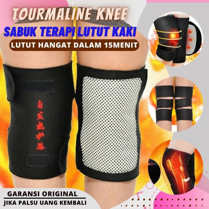 Sabuk Terapi Pemanas Lutut Magnetic Therapy Self Heating Tourmaline Knee Pads Magnetic Support  Knee