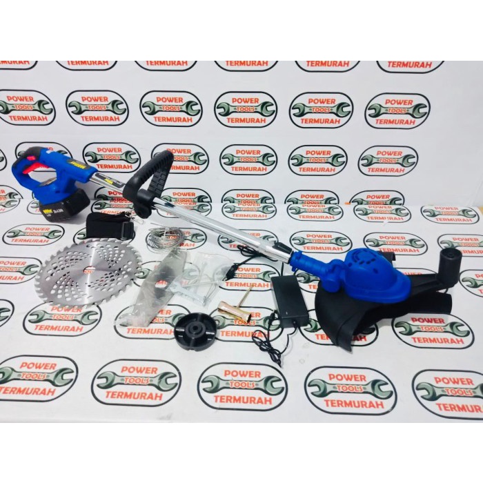 Mesin Potong Rumput MOLLAR 20V Cordless Brush Cutter Baterai 20Volt