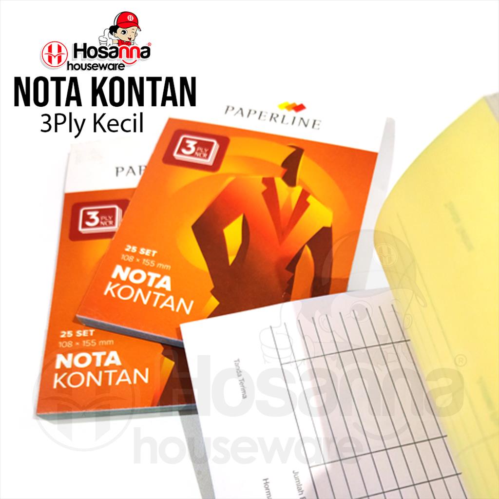 

Nota Kontan Kecil 3ply Isi 25 Lembar Paperline