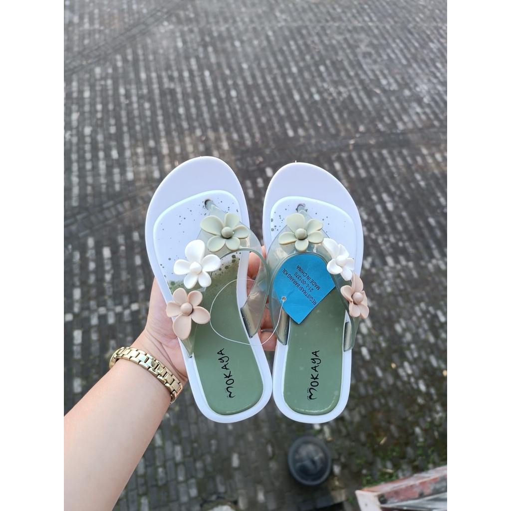 MOKAYA 2099 ANAK // SANDAL ANAK PEREMPUAN MOTIF BUNGA CANTIK