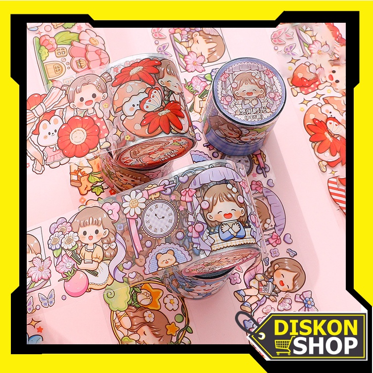 

Diskon Shop - 5895 Stiker Gulung / Sticker Rolling Lucu Karakter Besar / Sticker Roll Lucu / Sticker Karakter Anak Roll / Washitape Sticker PVC