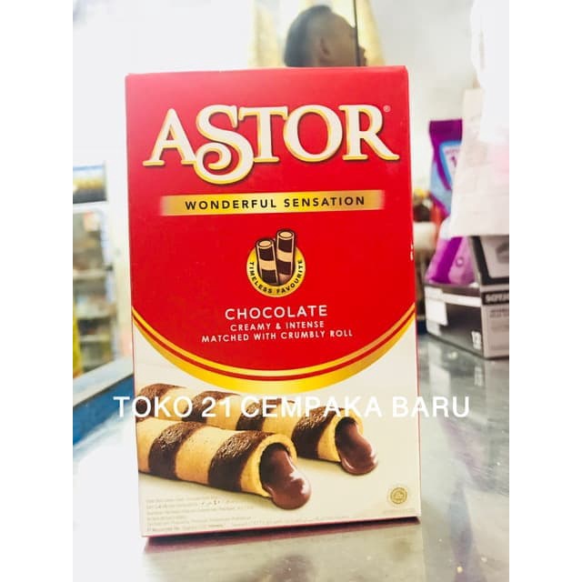 

Astor Chocolate Wafer Stick 40g | Rol Roll Coklat Cokelat Astor 40 gr