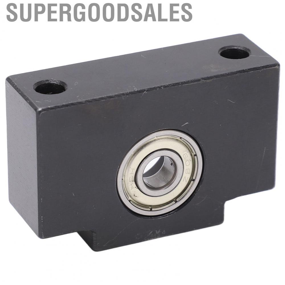 Supergoodsales Ball Screw End Support  Carbon Steel Stable Working Ballscrew Bearing Block Durable for Replacement