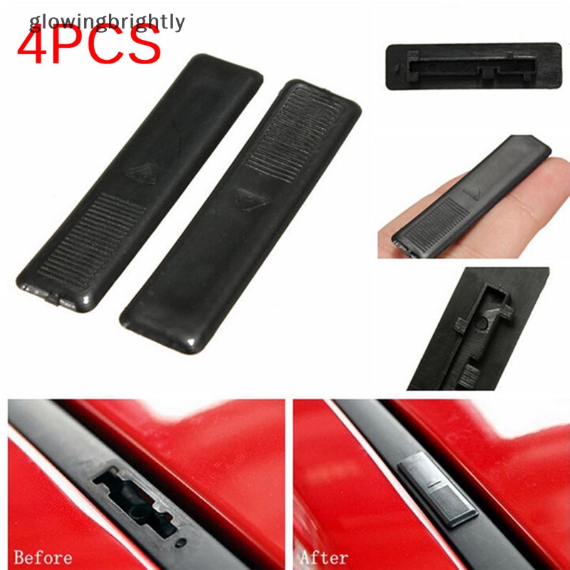 MAZDA [glowingbrightly] 4pcs Pengganti Roof Rail Rack Molding Clip Cover Untuk Mazda2 3 6 CX5 CX7 CX9 TFX