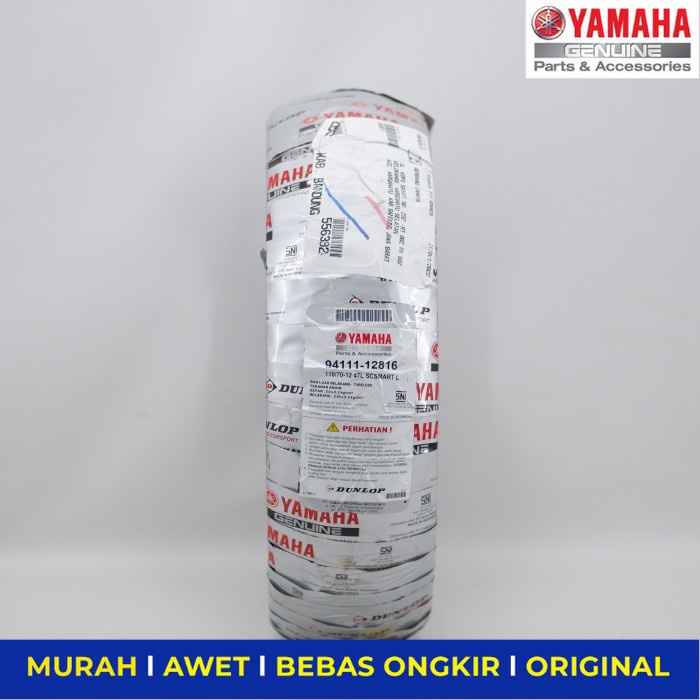 Ban Tubeless Belakang Ukuran 110/70-12 Yamaha Fazzio 94111-12816 - Sparepart Sperpart Spare Part Mot