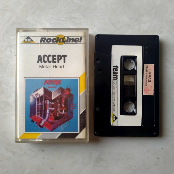 KASET ACCEPT METAL HEART - TEAM ROCKLINE