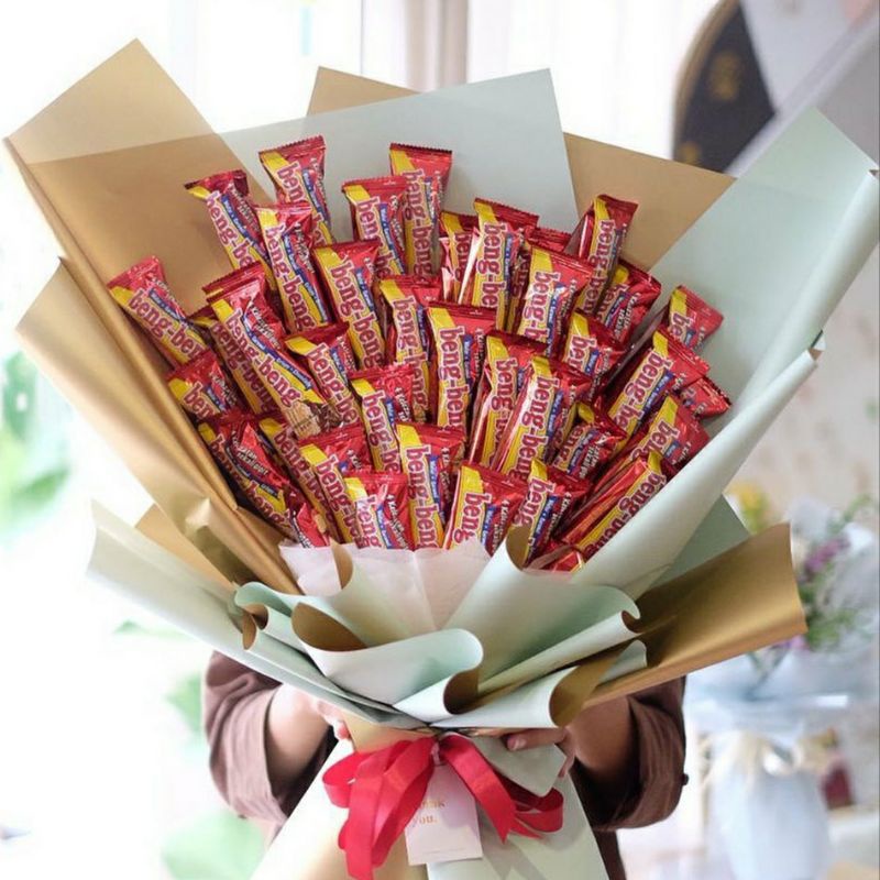 

Buket Snack Bengbeng Special Big - Buket Bengbeng Hadiah anak wisuda birthday