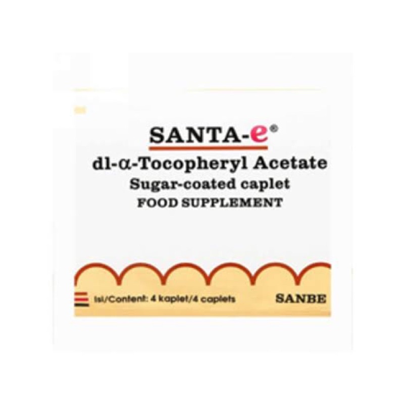 SANTA-E 4 KAPLET (PROMIL) / Apotek Saka...*T3