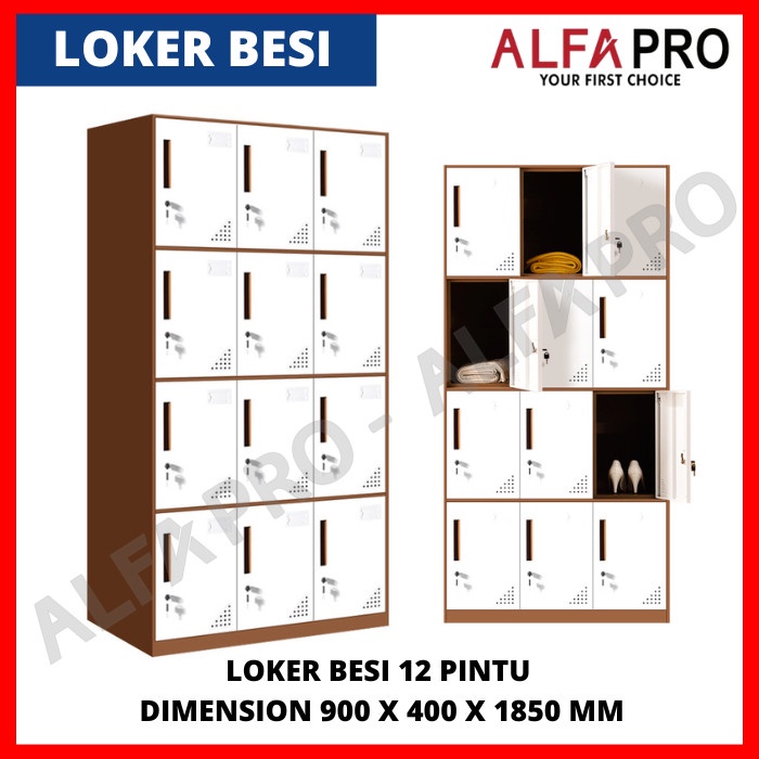 

[DD] Loker besi Locker Besi 12 Pintu - Lemari Locker Besi Murah