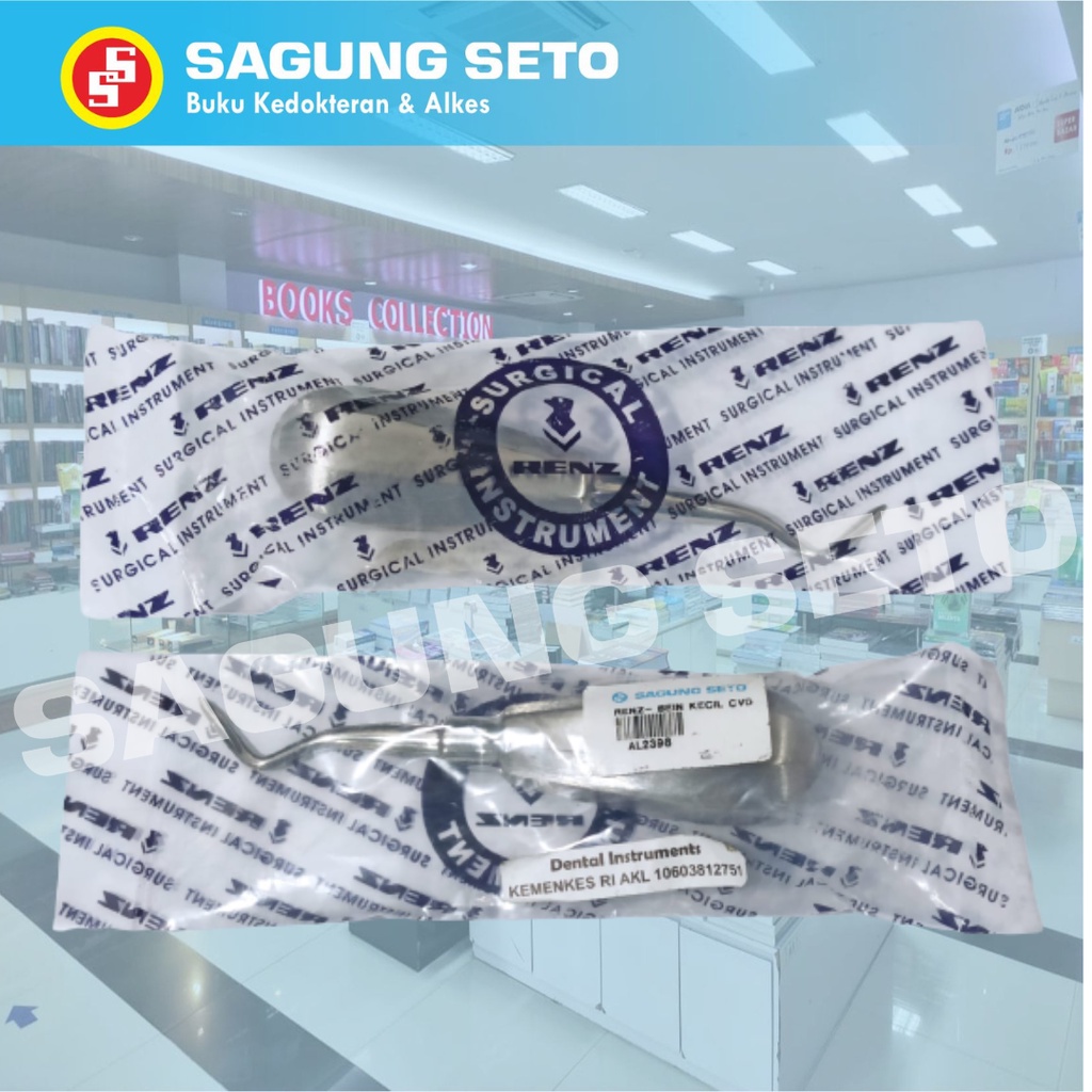 RENZ- BEIN KECIL CVD/ ALAT DENTAL BEIN DENTAL ELEVATOR BENGKOK KECIL