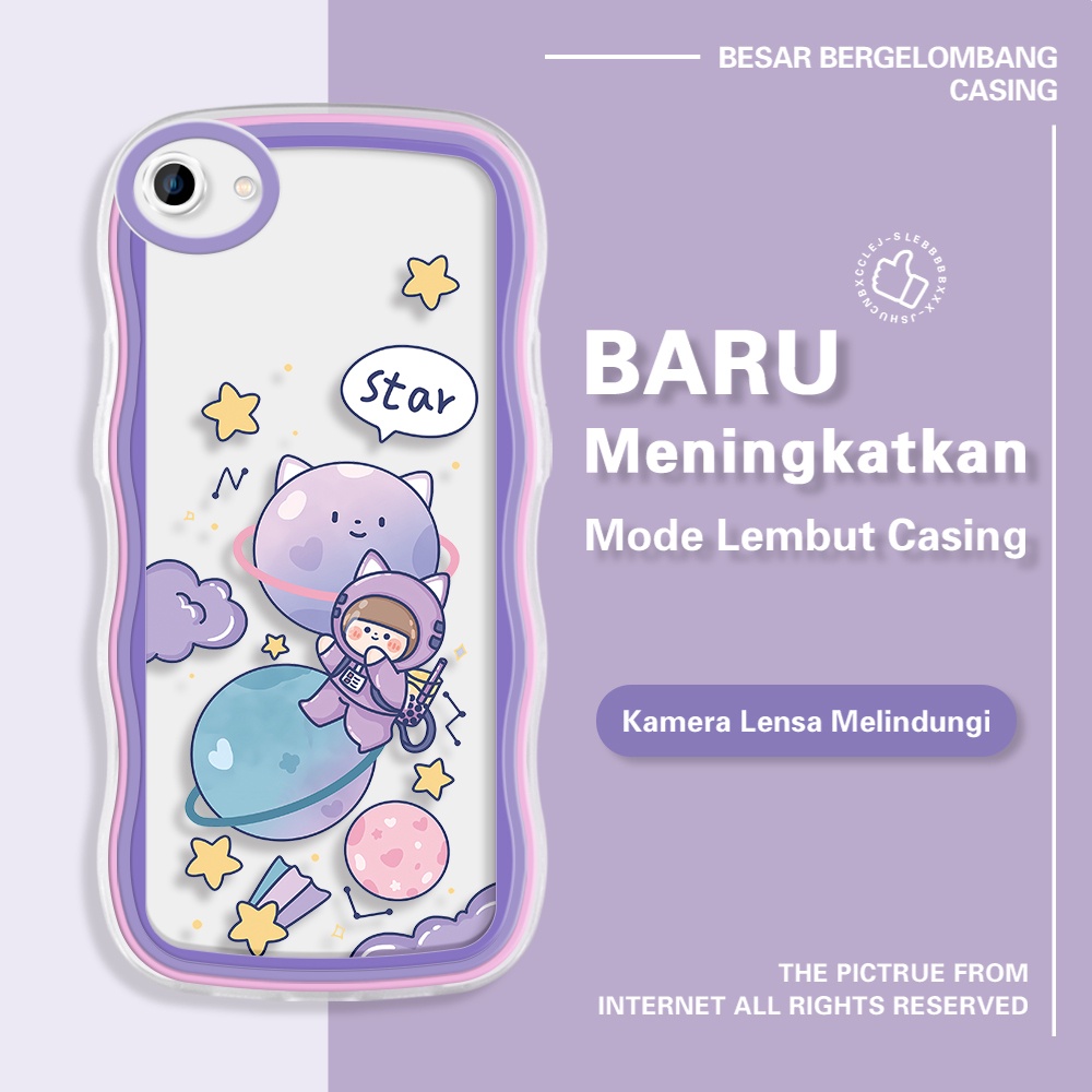 Casing Hp Untuk Vivo Y53 Y53i 1606 Phone Case Soft Handphone Planet Travel Softcase Silikon Kesing C