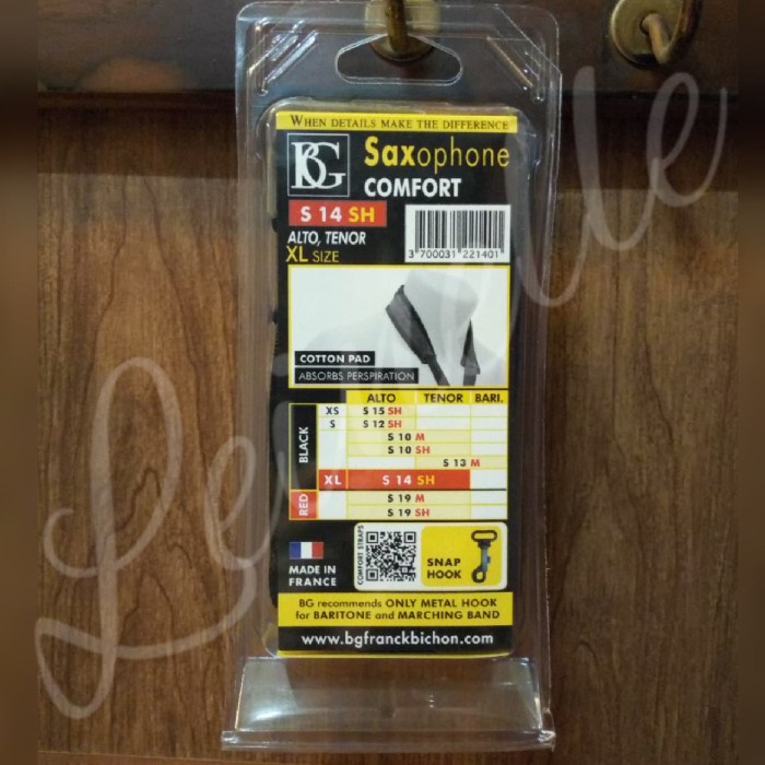 ✨READY✨ -Strap BG Comfort S10SH for Alto, Tenor Saxophone