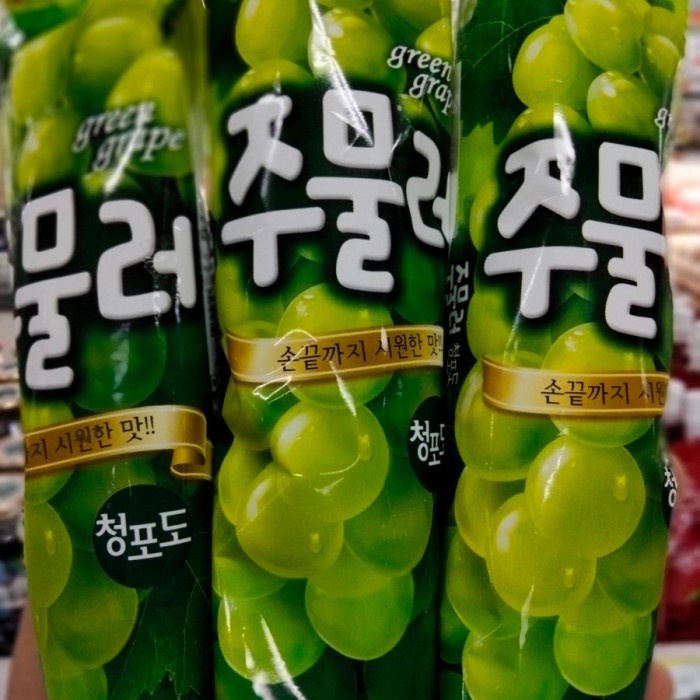 

Lotte Ice Cool Green Grape - Es Stik Rasa Anggur Hijau 130ml