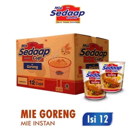 

Mie Instant Sedaap Cup Goreng - 1 dus isi 12 pcs