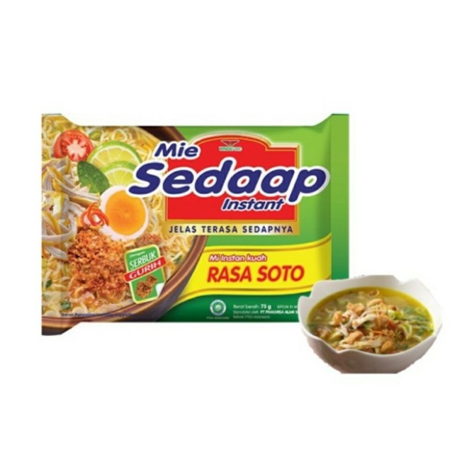 

SEDAAP MIE SEDAP KUAH SOTO 75 GRAM