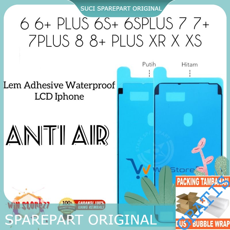 

Lem Adhesive WaterProof Tape LCD IPHONE X LEM LCD ANTI AIR LEM ADHESIVE ANTI AIR ORIGINAL APPLE