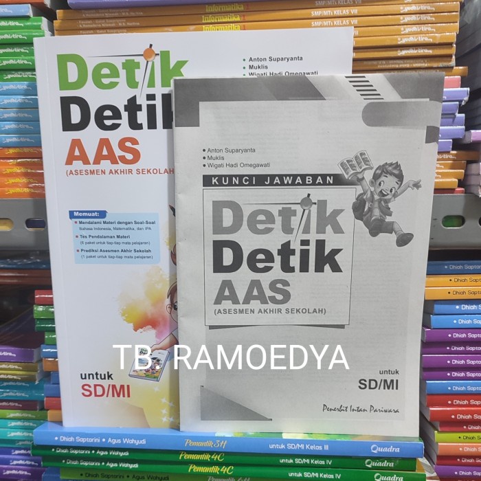 Buku Detik-detik AAS Asesmen Akhir Sekolah Untuk SD/MI kelas 6