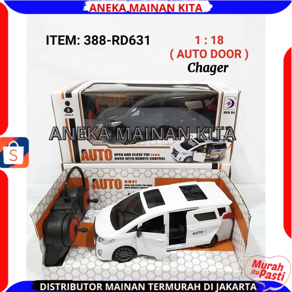

(BISA COD) Mainan Mobil Alphard Mobil Remote Control Alphard Bisa Buka Tutup Pintu Baterai Cas