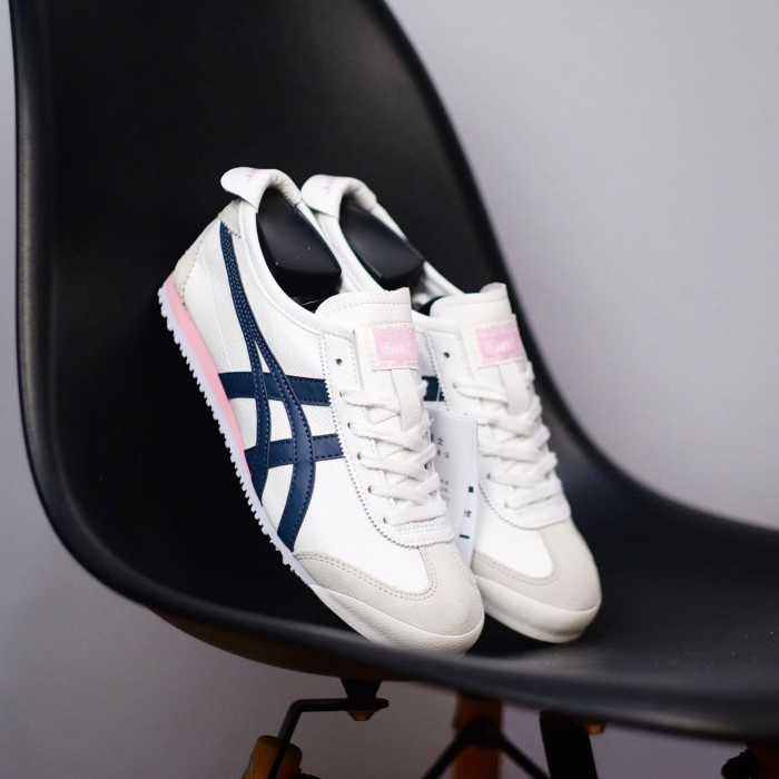 Onitsuka Tiger Mexico 66 Original Women White Navy Pink