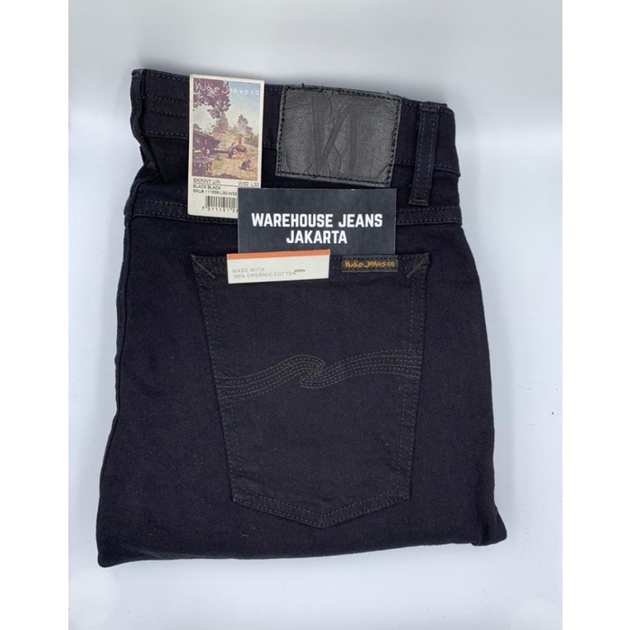 Nudie Jeans Skinny Lin Black Black
