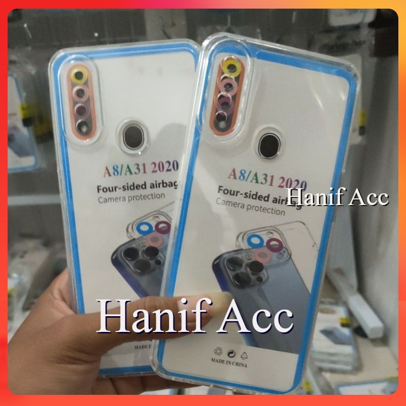 SOFTCASE BENING OPPO A31 / OPPO A8 CASE TRANSPARAN PROTEC CAMERA