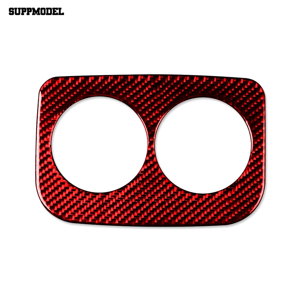 Suppmodel Subaru Carbon Fiber Cup Holder Trim Belakang Drainase Cup Holder Stiker Hias Anti Gores Untuk 13-19 Model