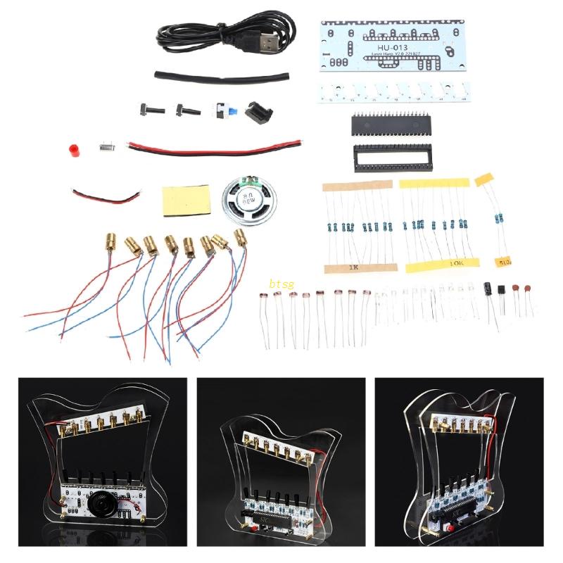 Btsg 51-chip Elektronik Organ Elektronik Produksi Kit LED DIY Part Weldings Training Kit DC5V