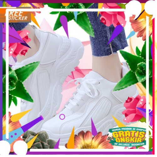 RJS - Sepatu Wanita Sneakers Korea Import Casual Shoes Korean Style K09 | Sepatu Wanita Terbaru 2022