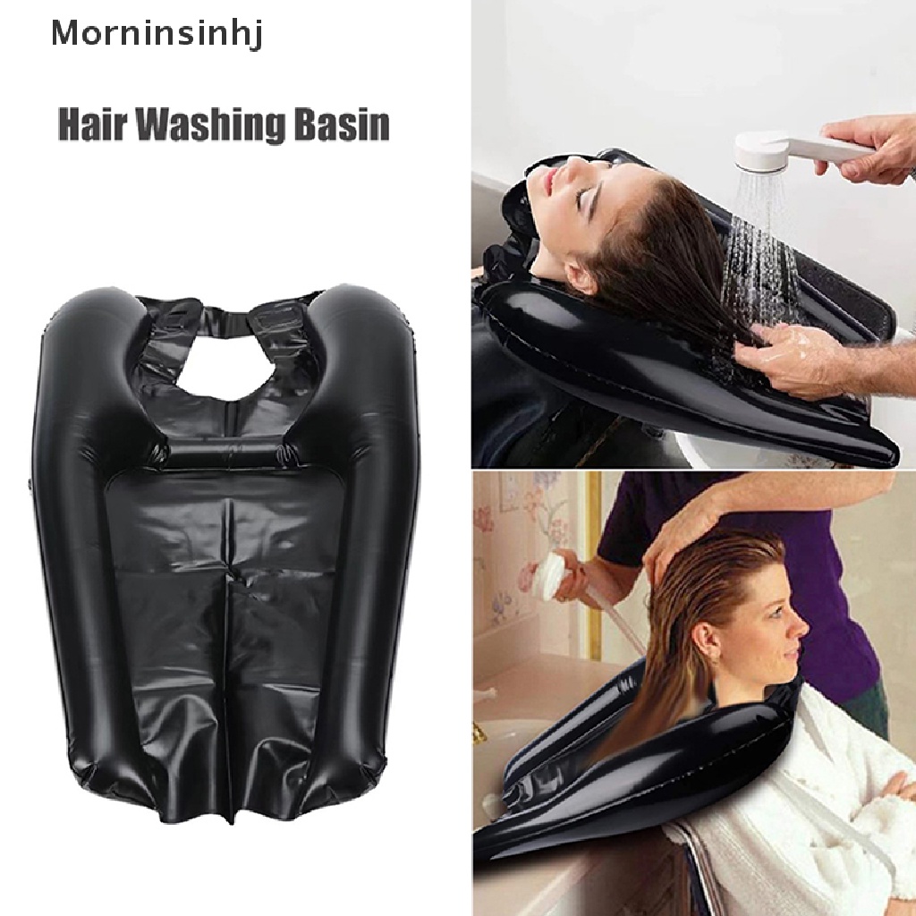 Mornin Baskom Keramas Tiup Salon Kecantikan Wastafel Cuci Rambut Cushion Bantal Leher id