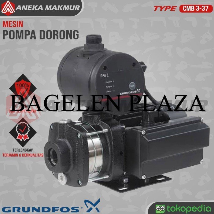 Obral Mesin Pompa Dorong Grundfos CMB 3-37 Pompa Booster Grundfos CMB 3-37