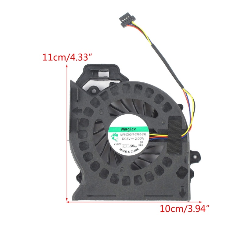 Zzz Kipas Pendingin CPU Untuk HP Pavilion dv7-6187cl dv7-6157cl 650797Radiator -001Laptop