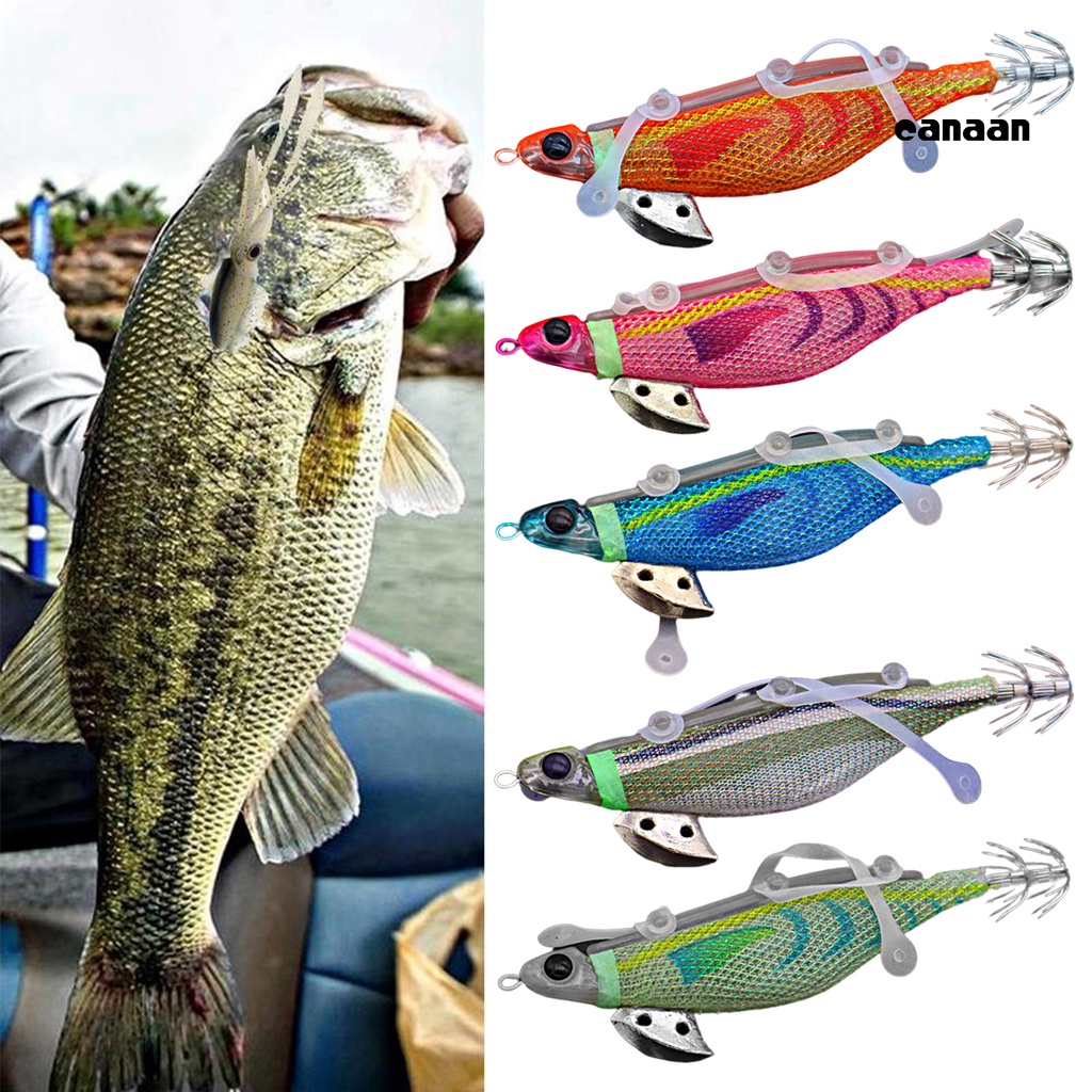 Cnn-squid Jig Tekstur Halus Efek Bercahaya Kait Tajam Desain Simulasi Fleksibilitas Tinggi Kemampuan Menangkap Kuat Warna Cerah Luminous Bait Squid Hook Untuk Memancing