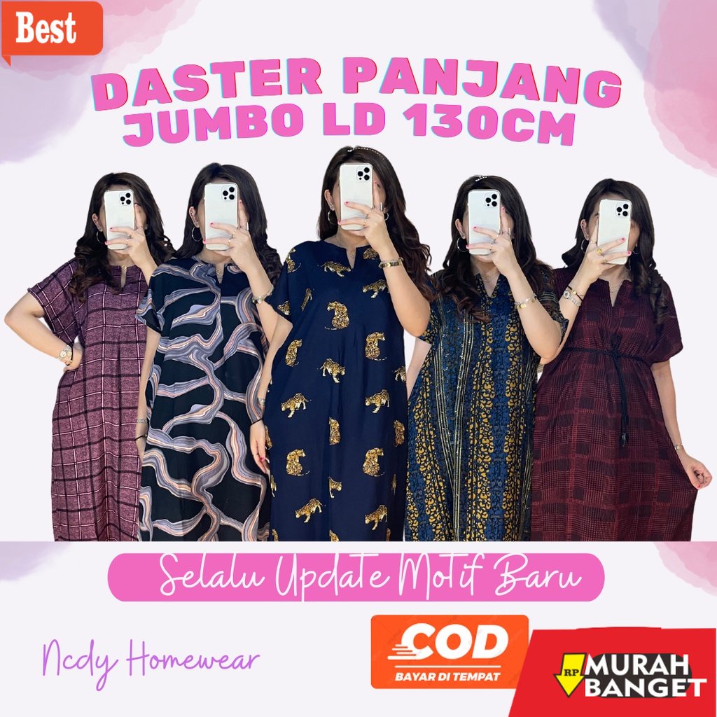 Peralatan ibadah di bulan ramadhan- PART1 NCDY HOMEWEAR DASTER PANJANG SEMATA KAKI LD 130cm BUSUI FR