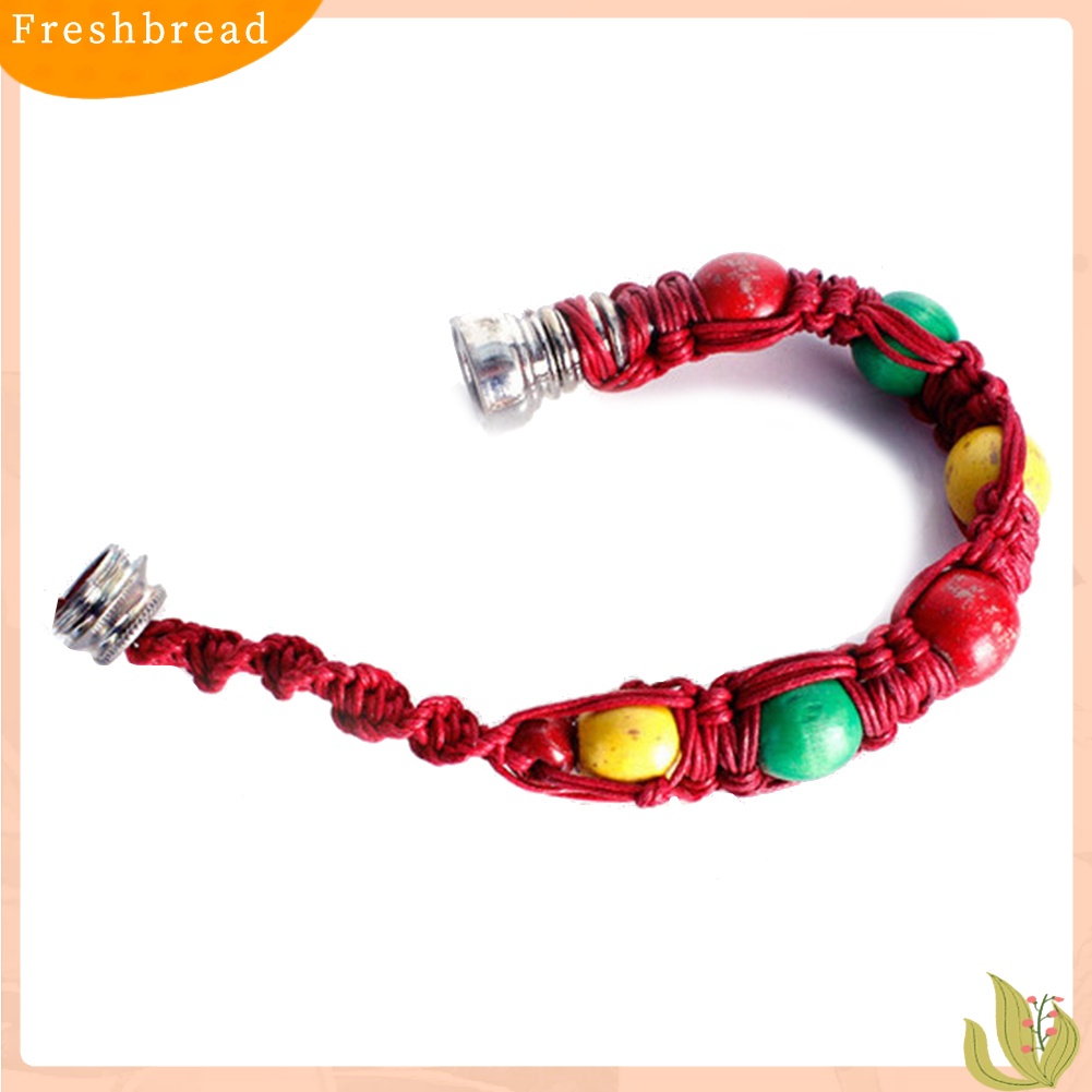 &lt; Freshbread &gt; Fashion Unisex Knotting Manik-Manik Pipa Tembakau Handwoven Gelang Bangle Perhiasan