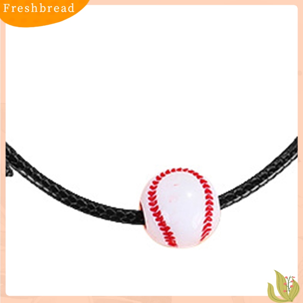 &lt; Freshbread &gt; Sprots Gelang Sepak Bola Dikepang Unisex Adjustable Wax Line Bracelet Fan Gift