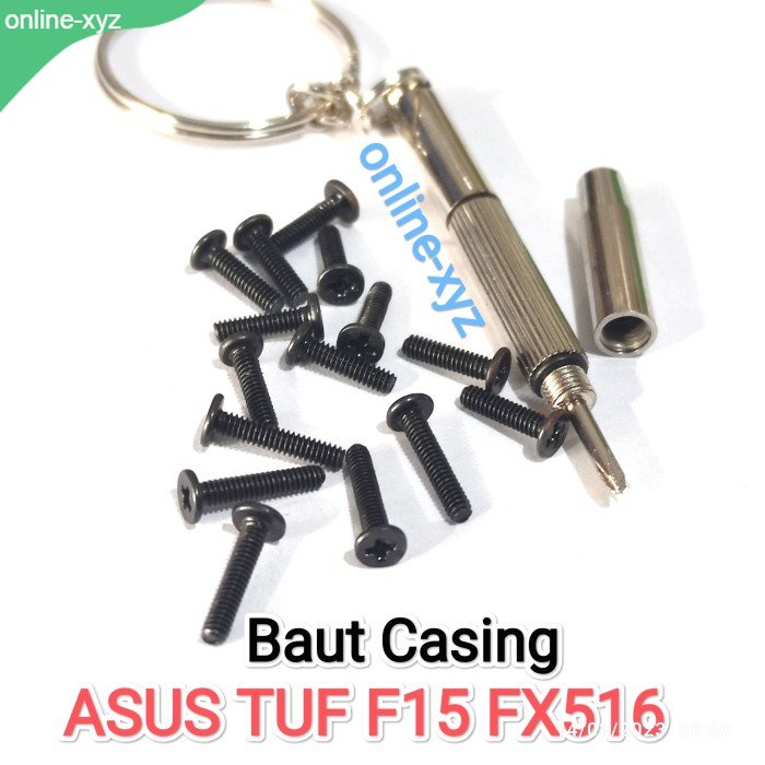 baut mur sekrup case ASUS Tuf FX516 FX516P FX516pc FX516pe FX516pm F15